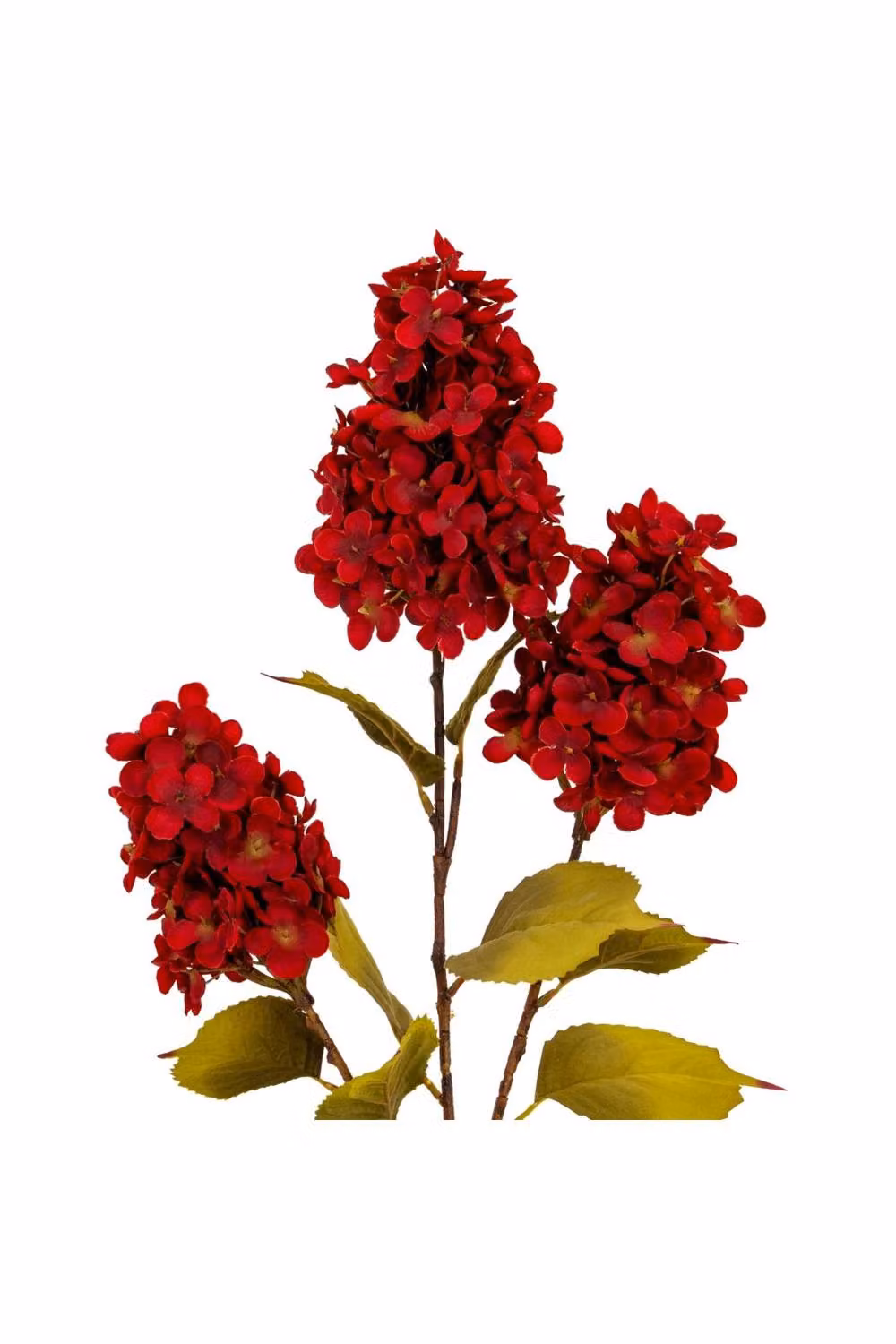KDMD Red Spear Hydrangea Artificial Floral Spray – 3