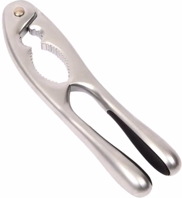 Dexam Nutcracker Tool in Silver and Multicolour, made from Zinc Alloy and Stainless Steel with a Non-Slip Base