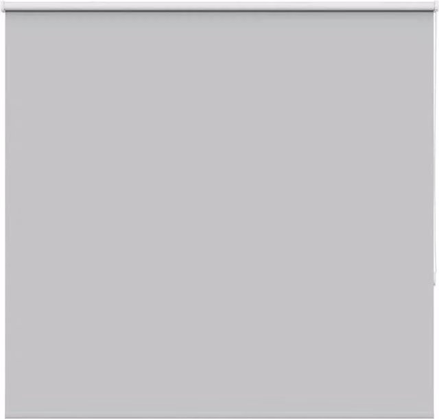 Berkfield Home Blackout Roller Blind in Light Grey, Thermal Insulating Polyester, W: 160 cm, H: 175 cm