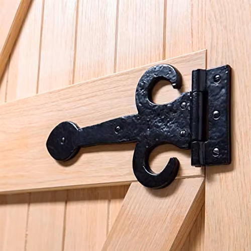 Hammer and Tongs Arrowhead T-Hinge, Black, Pack of 2 – 5