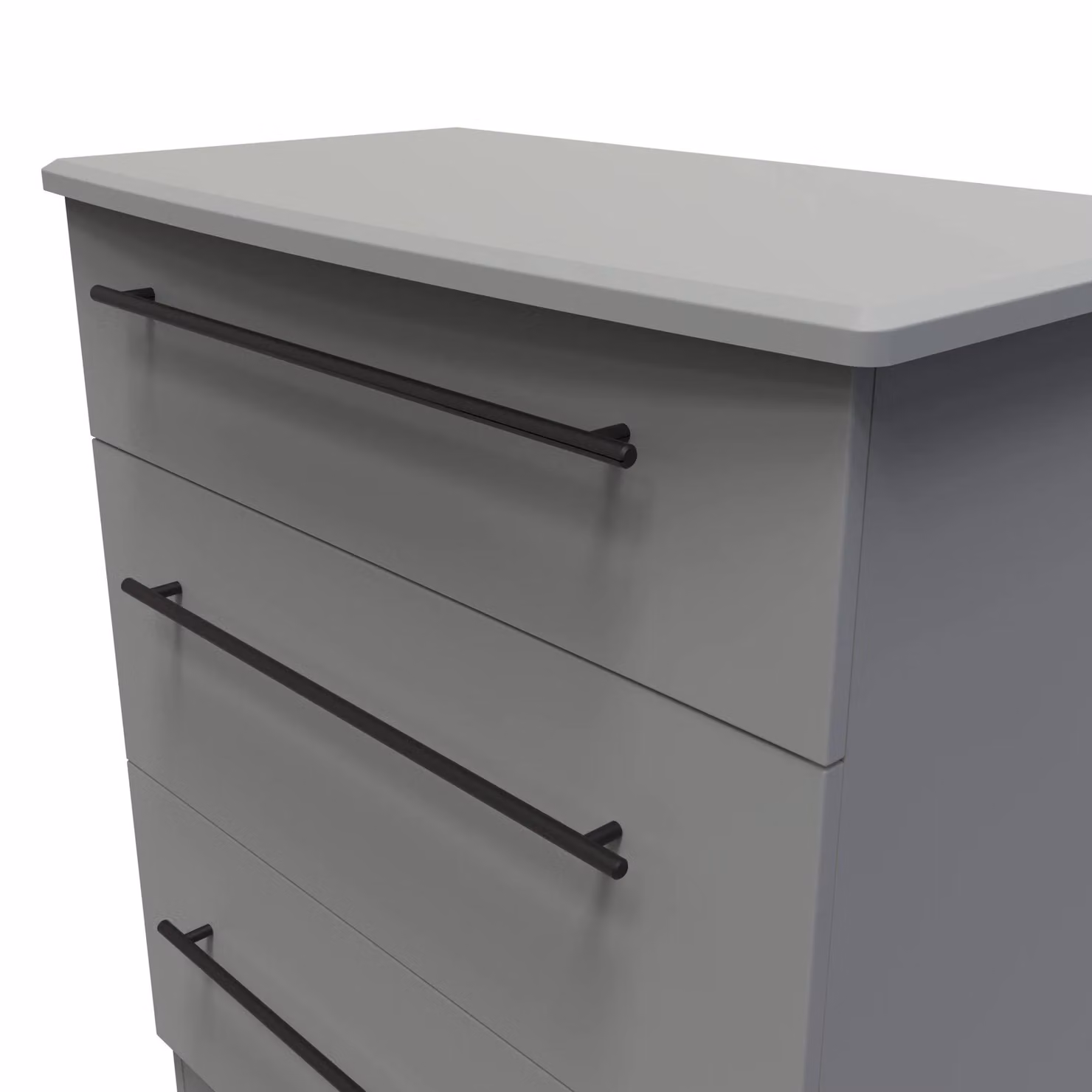 2 U Howard 3 Drawer Deep Chest in Dark Grey Matt Finish – 3
