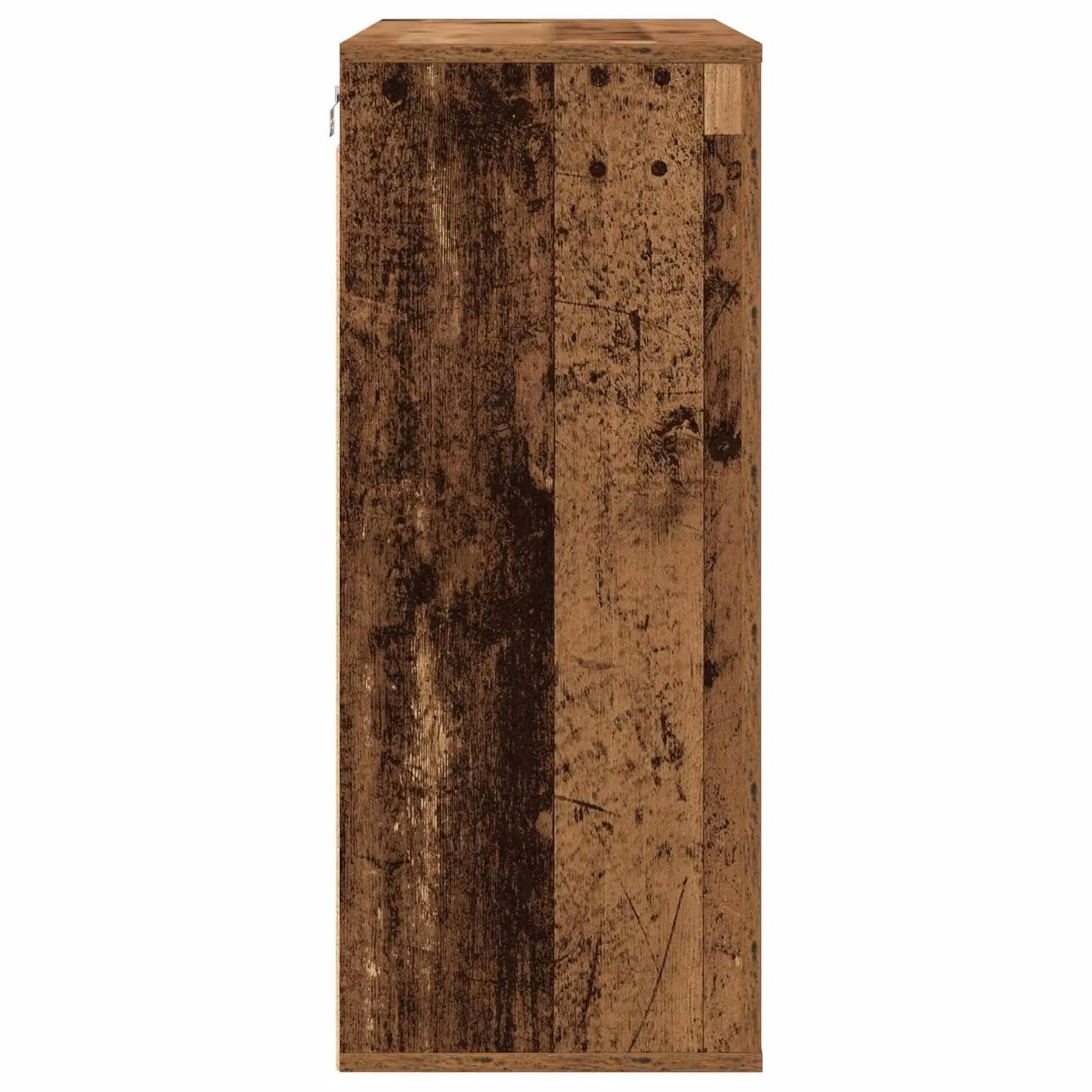 Berkfield Home Old Wood Wall Cabinet in Brown, W/D/H: 80 x 33 x 80 cm – 3