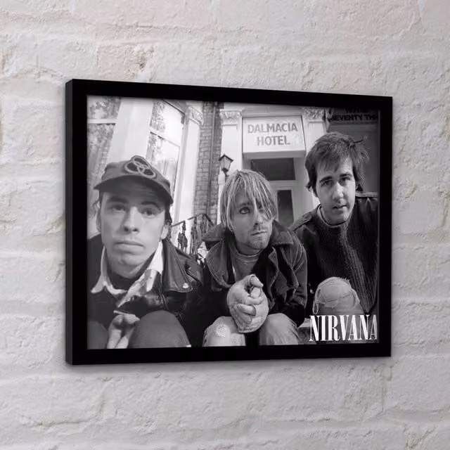 Nirvana Dalmacia Hotel Framed Paper Poster in Black – 1