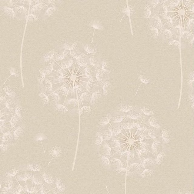 Holden Decor Botanical Floral Embossed Vinyl Wallpaper in Beige and Yellow