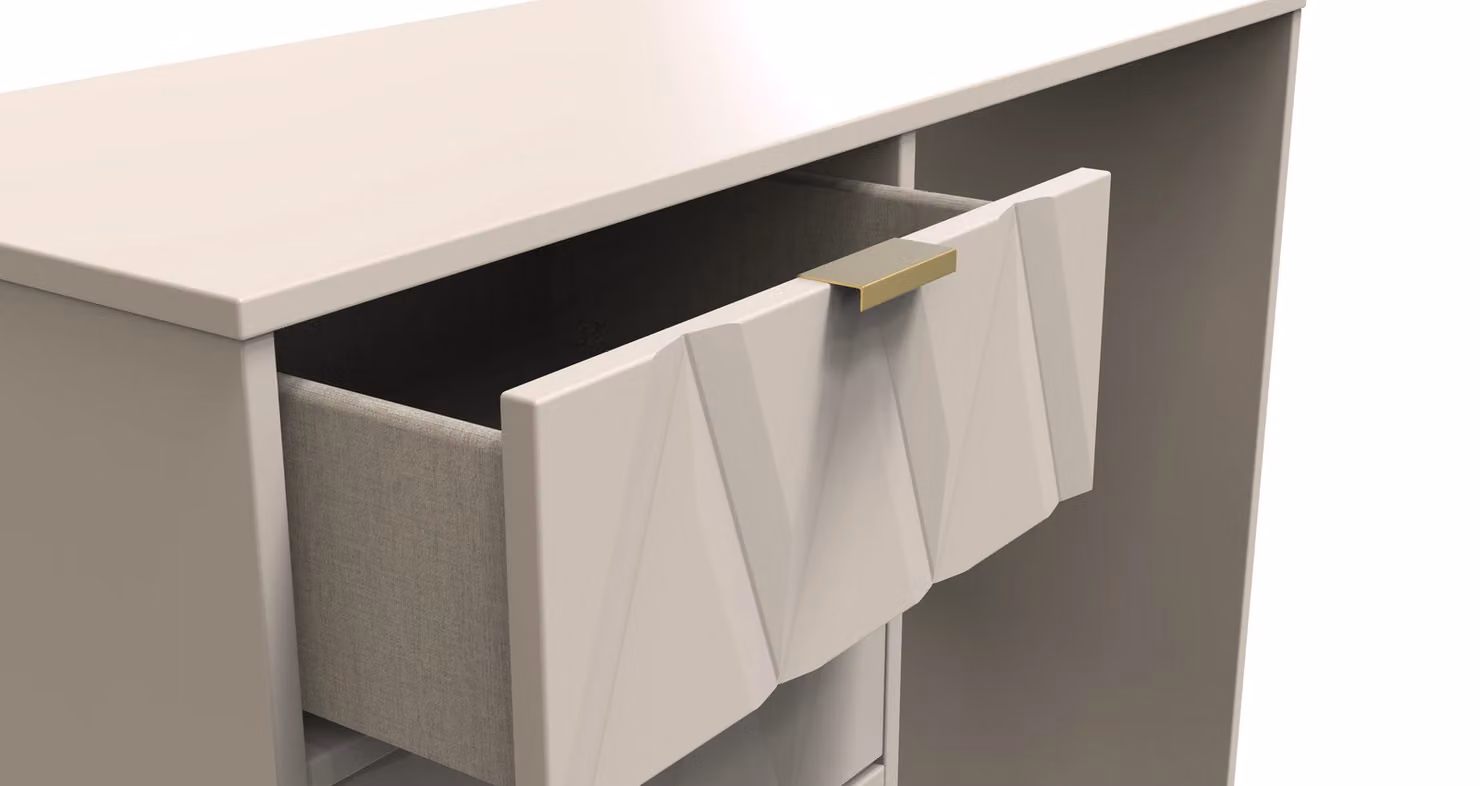 2 U Dallas 4 Drawer Vanity in Taupe – 3