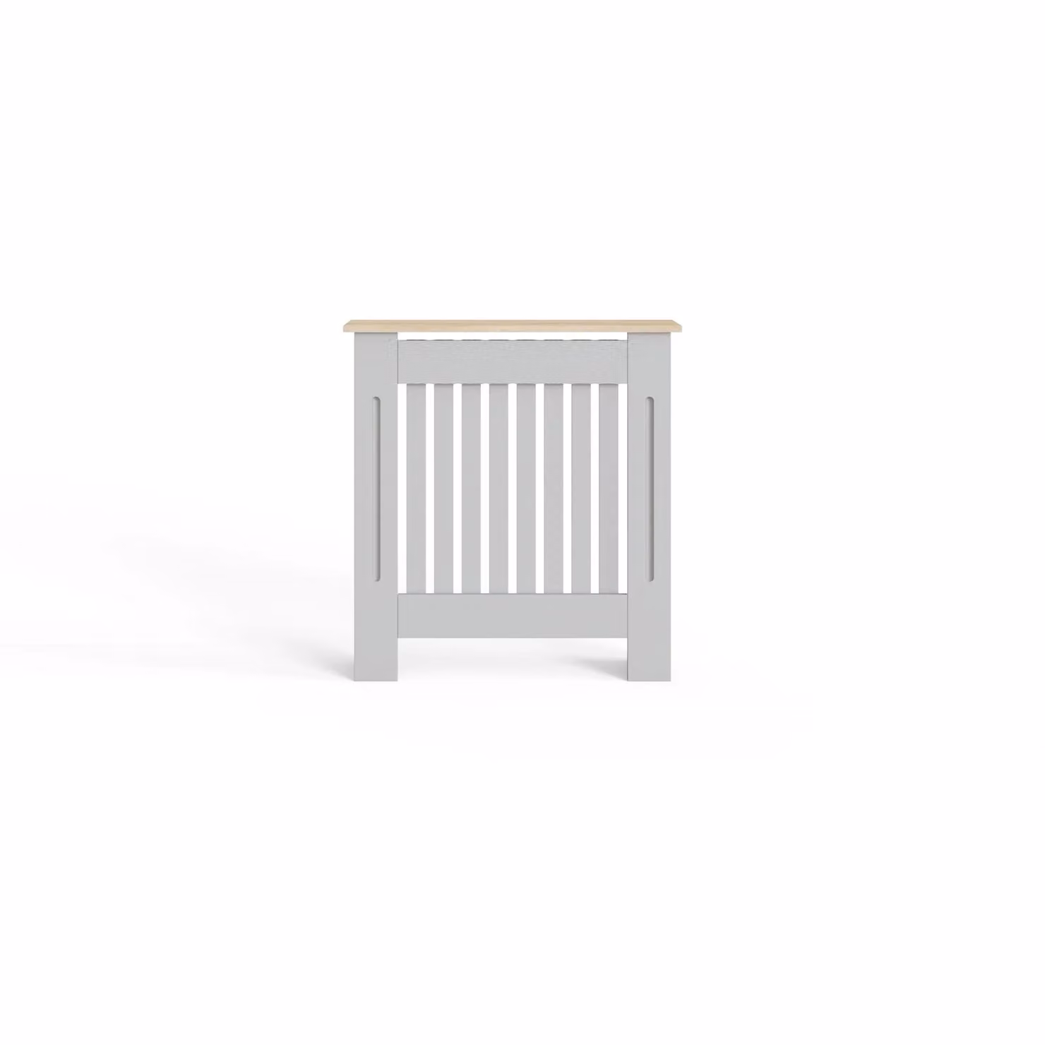 GFW Longslow Radiator Cover Small in Matt Grey, H: 81.8 cm, W: 17.3 cm, D: 17.3 cm – 2