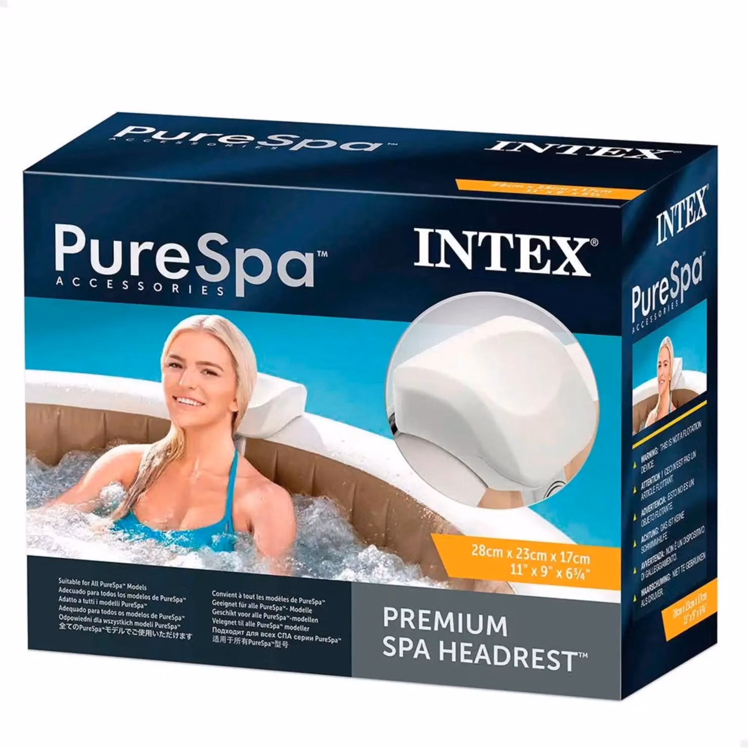 Intex PureSpa Premium Spa Headrest in Grey – 3
