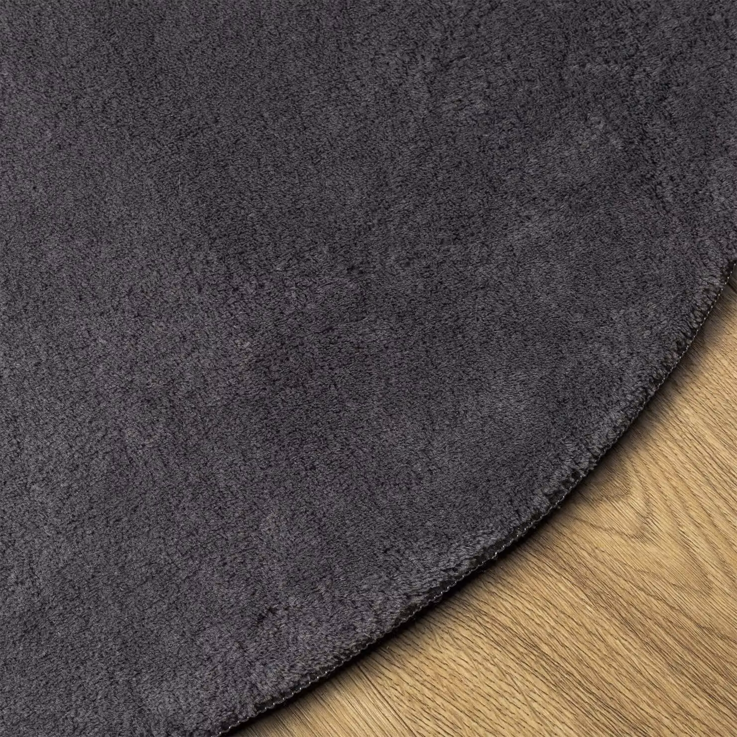 Berkfield Home Huarte Short Pile Washable Rug in Anthracite, W: 120 cm, L: 170 cm – 3