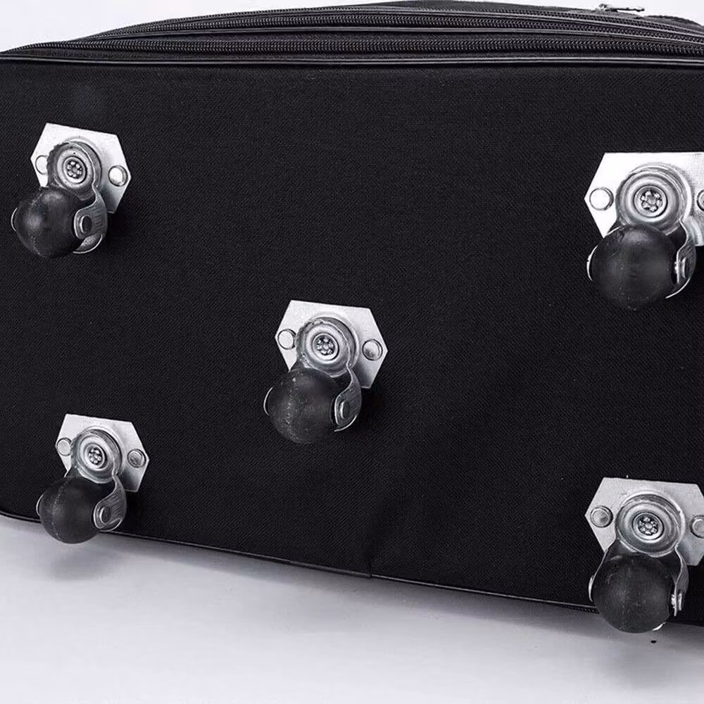 KORVIXA Extra Large Lightweight Luggage Trolley Suitcase Travel Bag in Black, W/D/H: 100 x 100 x 100 cm – 2