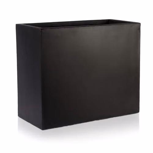 IDEALIST Black Reinforced Stone Outdoor Trough Planter, 40L – 2
