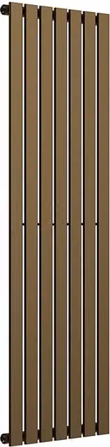 Lux Heat Vertical Towel Rail in Antique Brass, H 160 cm x W 49 cm