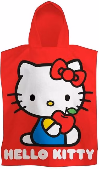 Hello Kitty Cheeky Multicolour Hooded Cotton Terry Towel – 1