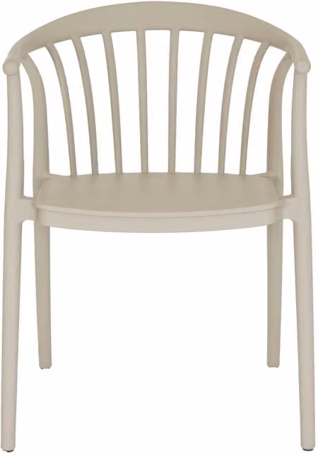 KDMK Modern Grey Upholstered Outdoor Dining Chair
