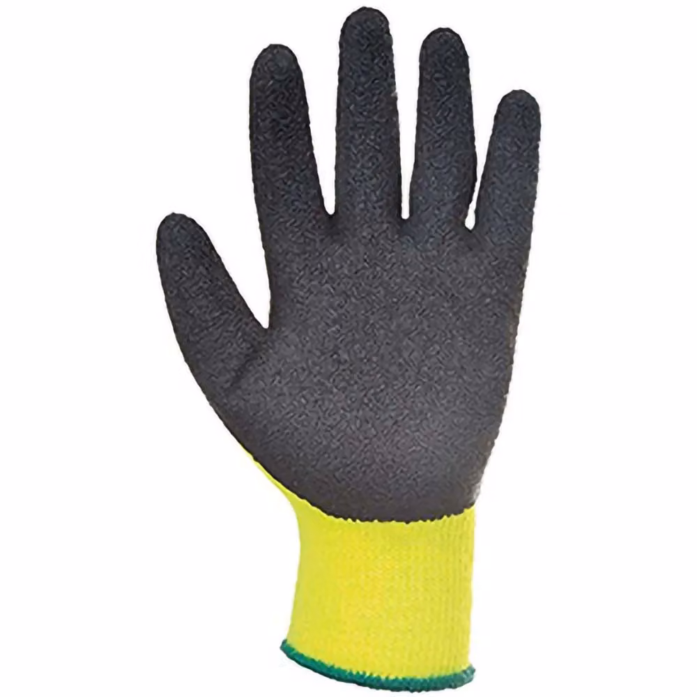 Portwest Thermal Grip Latex Gloves in Black, Size: XXL – 2