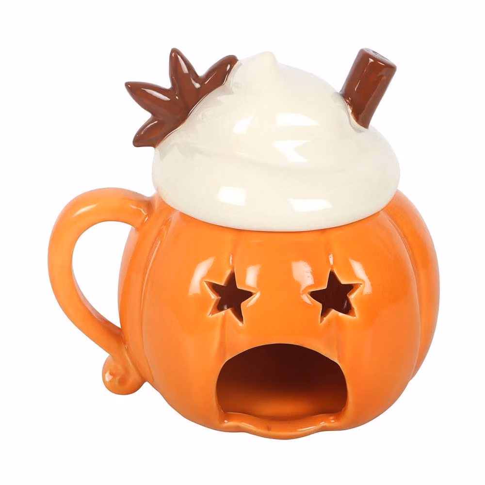Marco Paul Orange Ceramic Pumpkin Oil Burner and Wax Warmer for Tealights – 2