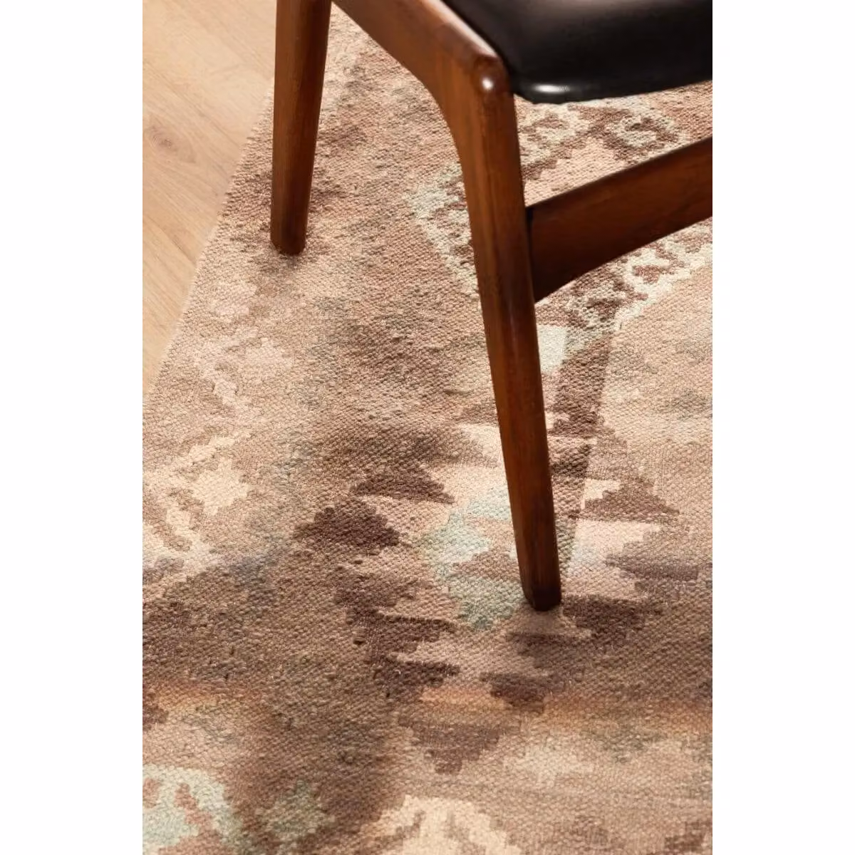 THE RUGS Kamal Afghan Kelim Rug, Handwoven Wool and Cotton Reversible Flat Weave in Beige and Multicolour, W: 120 cm, L: 170 cm – 3