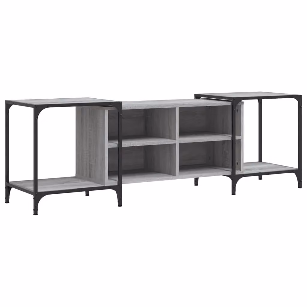 Berkfield Home TV Cabinet in Grey Sonoma, W/D/H: 153 x 37 x 50 cm – 2