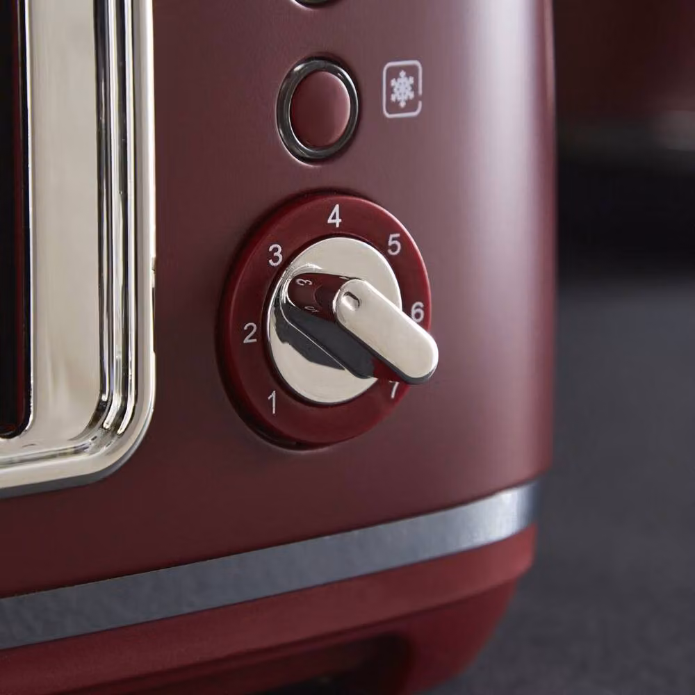 Morphy Richards Accents 4 Slice Toaster in Red – 5