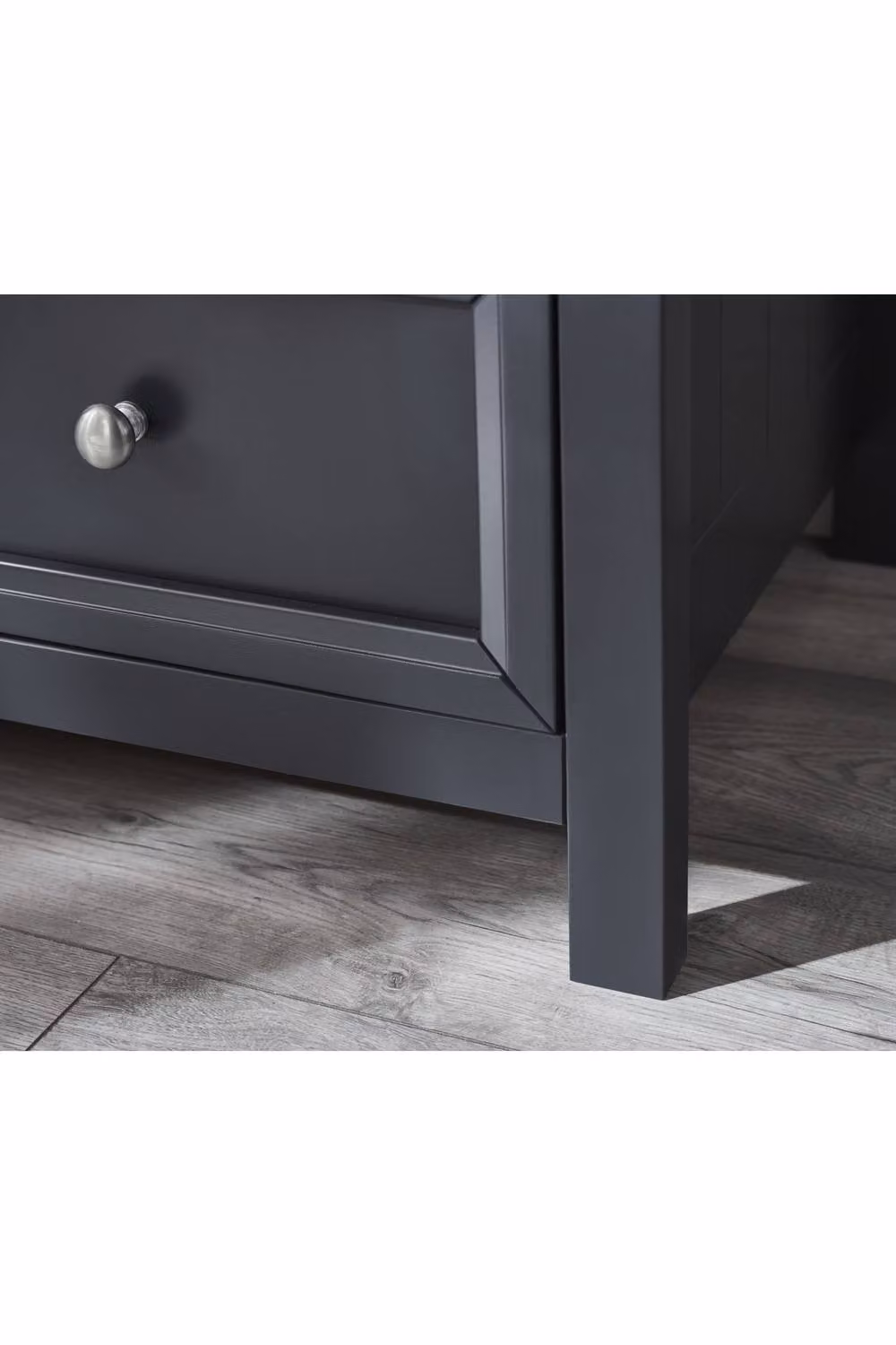 Julian Bowen Maine 3 Door Wardrobe with Drawers and Shelving, Anthracite – 6