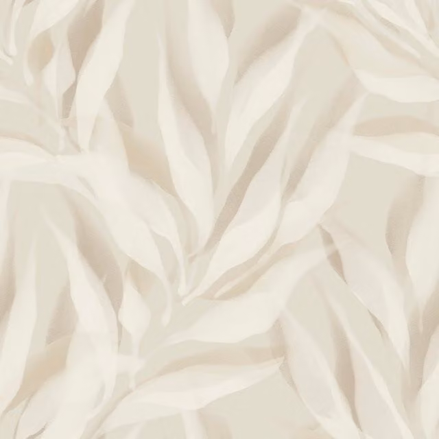 Grandeco Abstract Botanical Modern Wallpaper in Beige