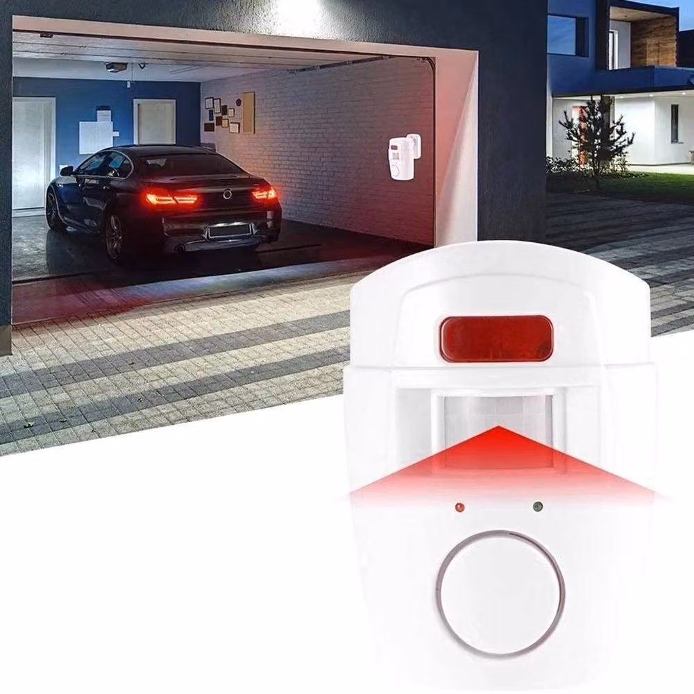 FLAVORA Wireless Intelligent PIR Motion Detector Security Alert Alarm in White – 2