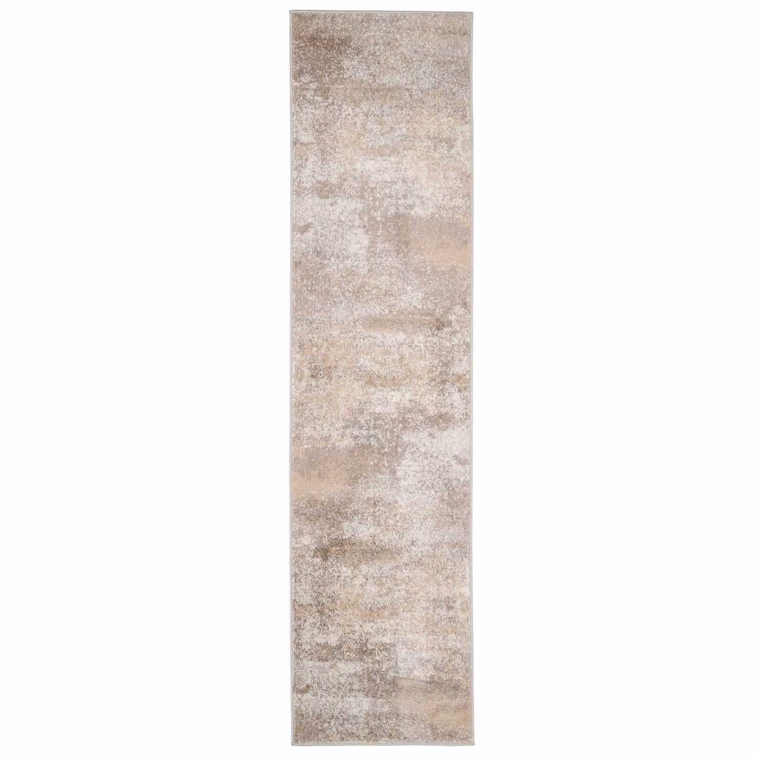 Loomed Beige Abstract Modern Machine Woven Area Rug Runner, W: 80 cm, L: 150 cm – 6