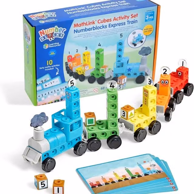 Learning Resources Numberblocks Mathlink Cubes Express Activity Train in Multicolour