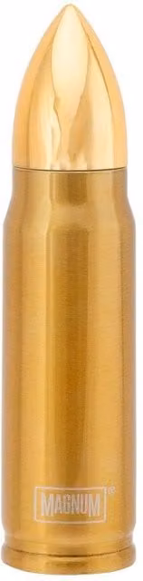 Magnum Bullet Vacuum Insulated Stainless Steel Thermal Flask, Gold, 500ml