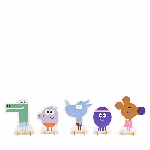 Star Cutouts Ltd Hey Duggee Star Party Pack Giant Cardboard Cutout with Minis, Multi-Colour, W/D/H: 107 x 95 x 107 cm – 4