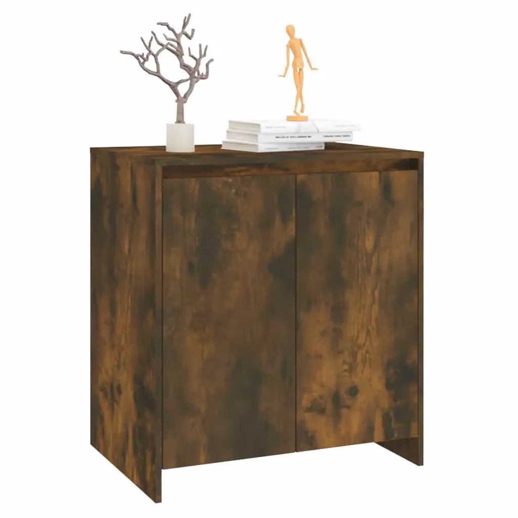 Berkfield Home Smoked Oak Sideboard in Brown, W/D/H: 70 x 41 x 75 cm – 3