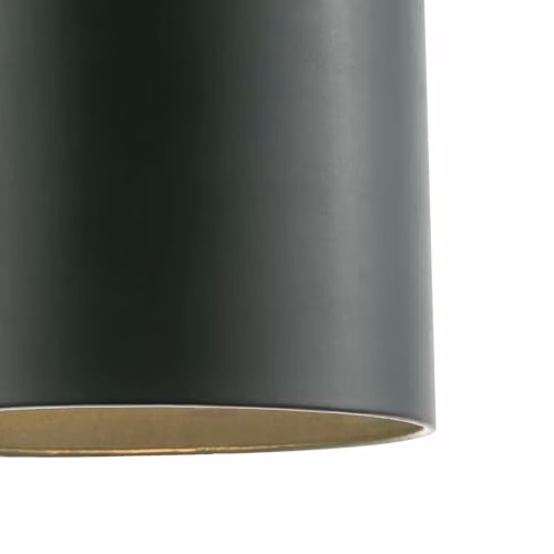 Happy Homewares Classic Round Faux Leather Lamp Shade in Green with Fabric Lining W/D/H: 25 x 25 x 18 cm – 3