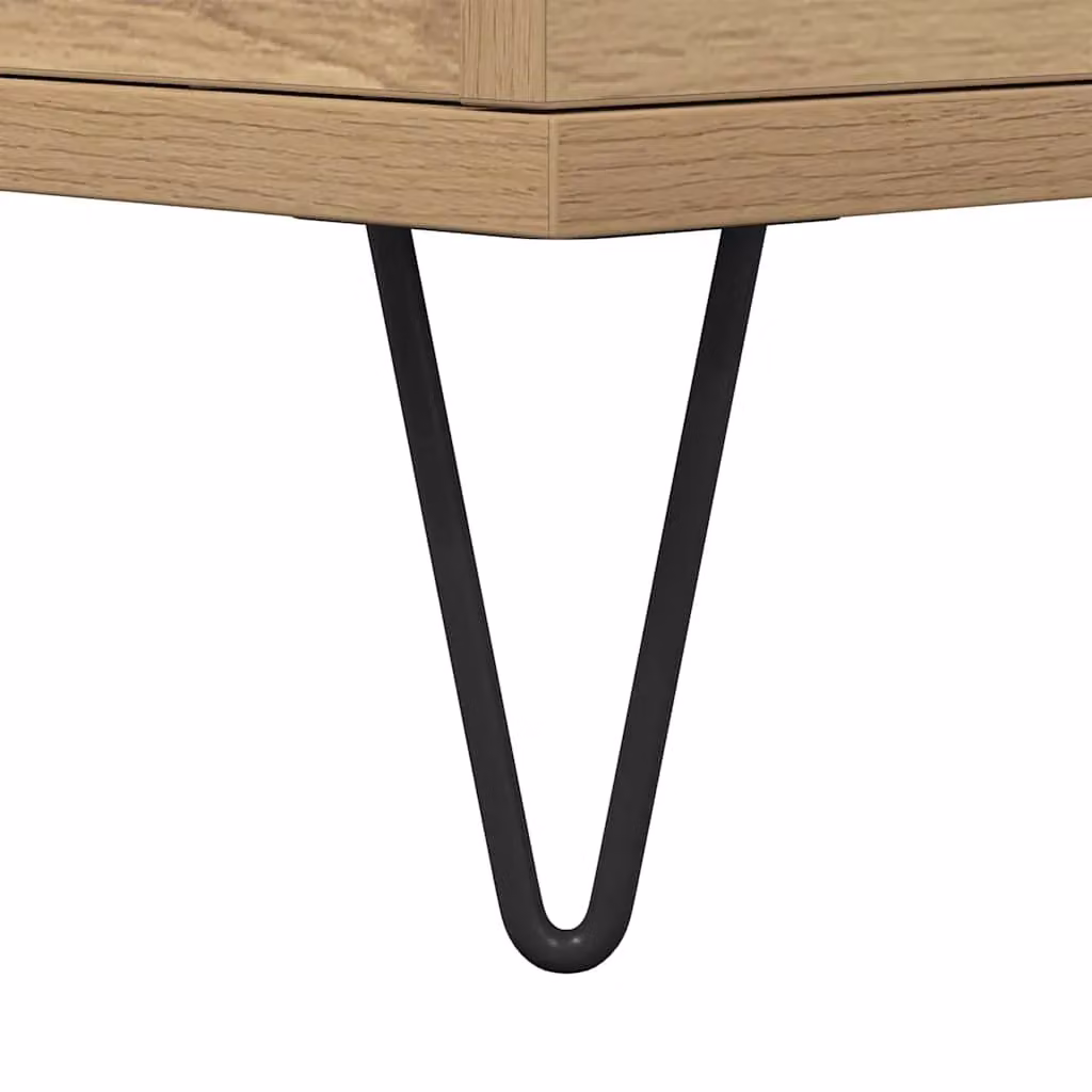 Berkfield Home Modern Sideboard with Storage Door in Brown, W/D/H: 60 x 35 x 70 cm – 3