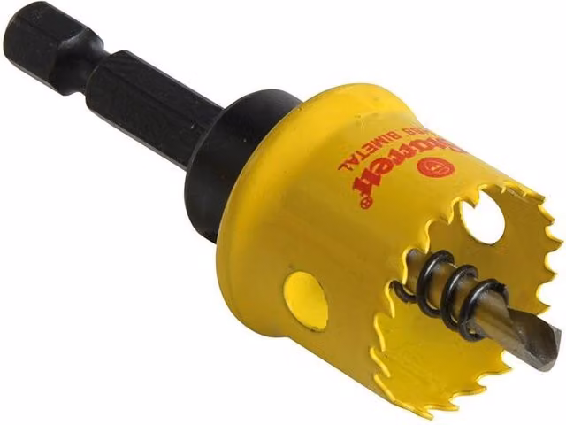 Starrett Bimetal Smooth Cutting Hole Saw, 22mm, Yellow and Silver – 6