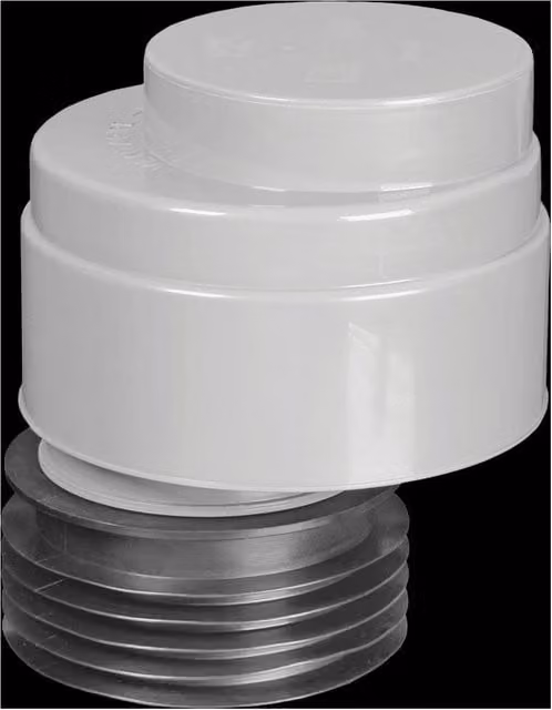 McAlpine VP100 Ventapipe 100 Air Admittance Valve with Dual Fit Synthetic Ru in Grey – 1