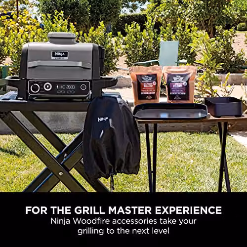 Ninja Woodfire Electric BBQ Grill and Smoker, Tabletop Hot Air Model, Grey and Black – 11