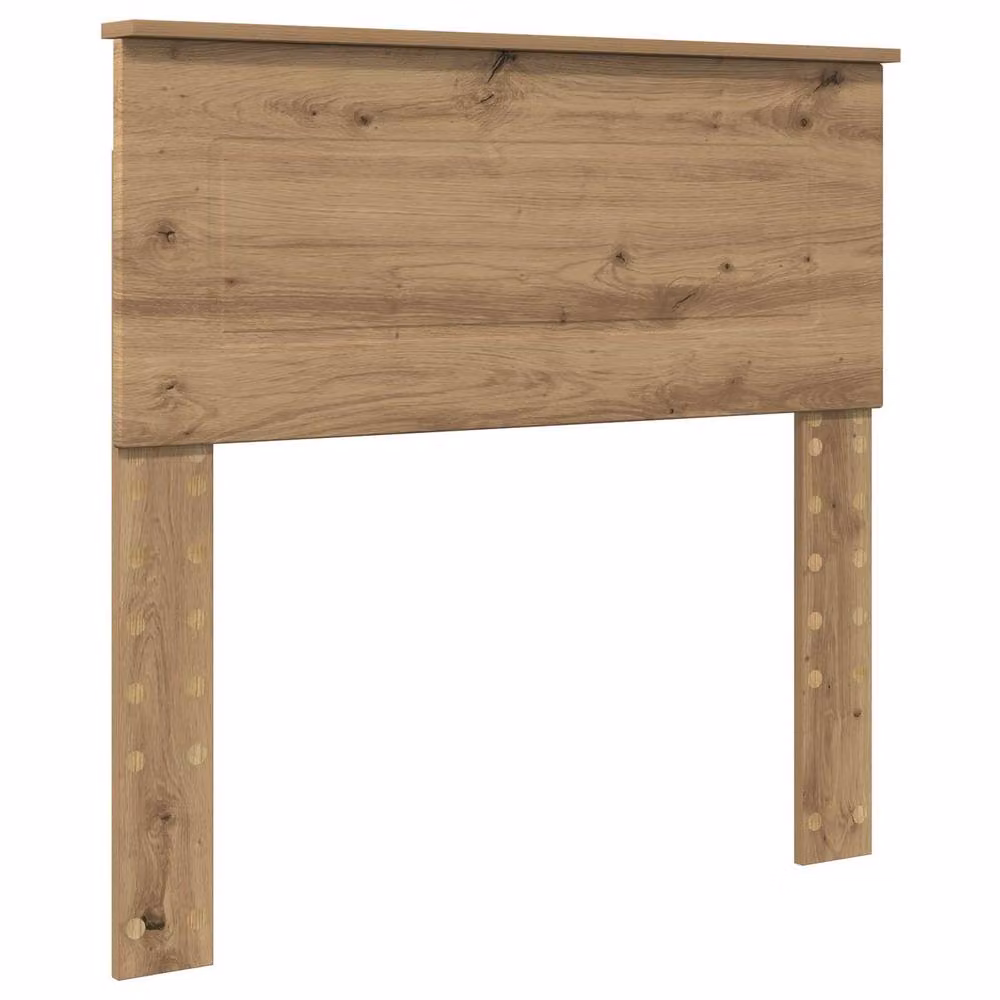 Berkfield Home Artisan Oak Bed Frame in Brown, W/D/H: 90 x 190 cm – 3