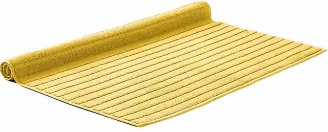 Christy Prism Luxury 100% Turkish Cotton Bath Mat in Yellow