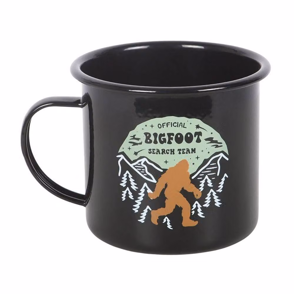 Something Different Bigfoot Search Team Enamel Mug, 450ml, Black – 2
