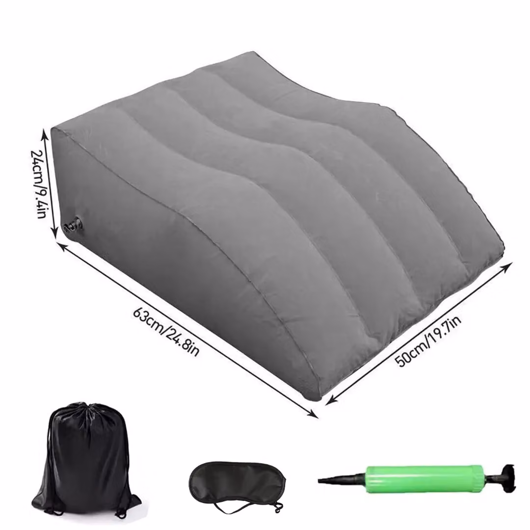 SPETLEK Large Inflatable Elevation Wedge Leg and Foot Rest in Grey – 2