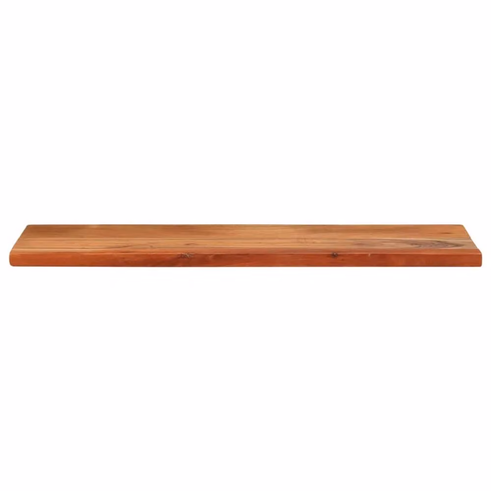Berkfield Home Rectangular Solid Wood Acacia Table Top in Brown, W/D/H: 70 x 30 x 3.8 cm – 2