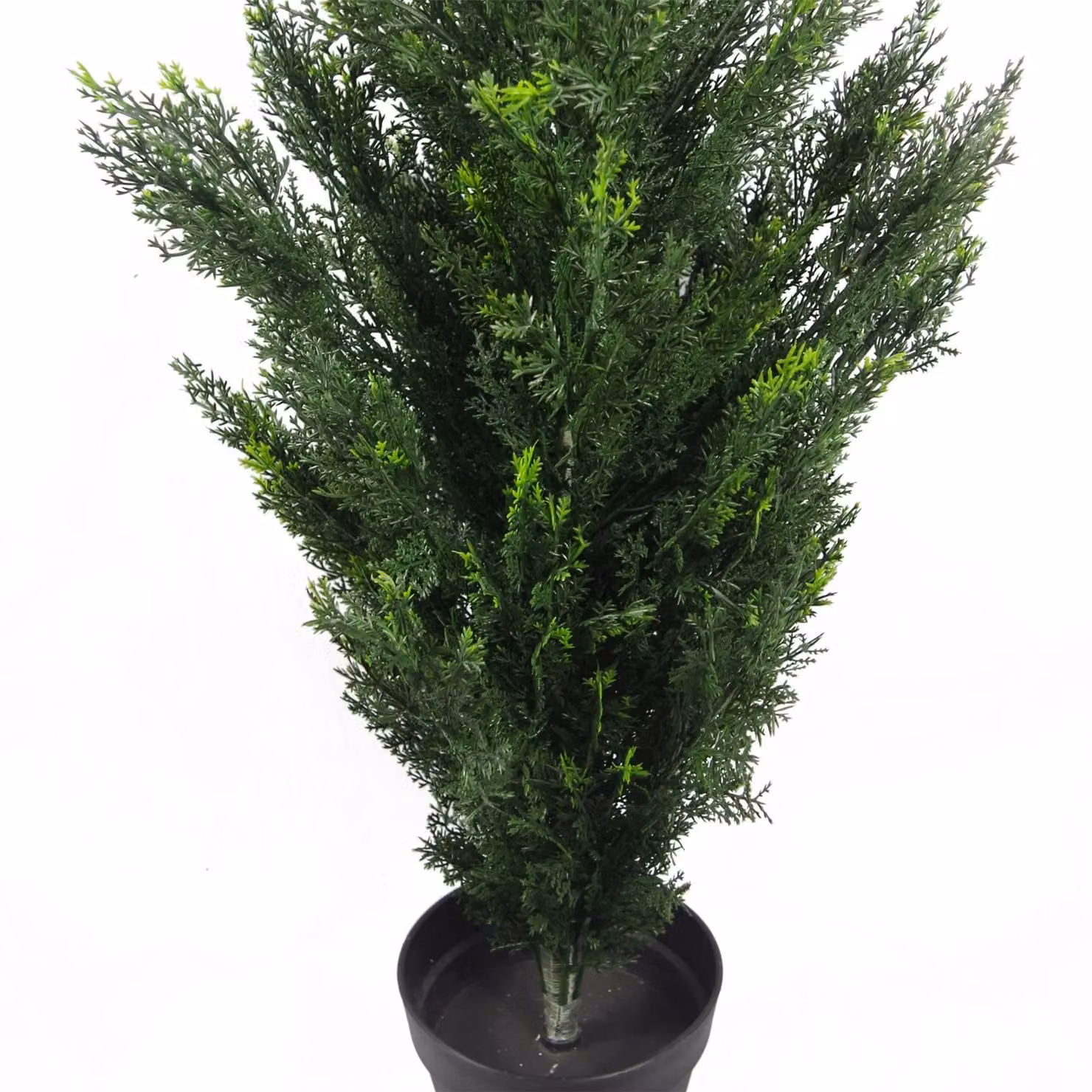 Botanik Green UV Resistant Artificial Cedar Cypress Topiary Tree, Height: 120 cm – 4