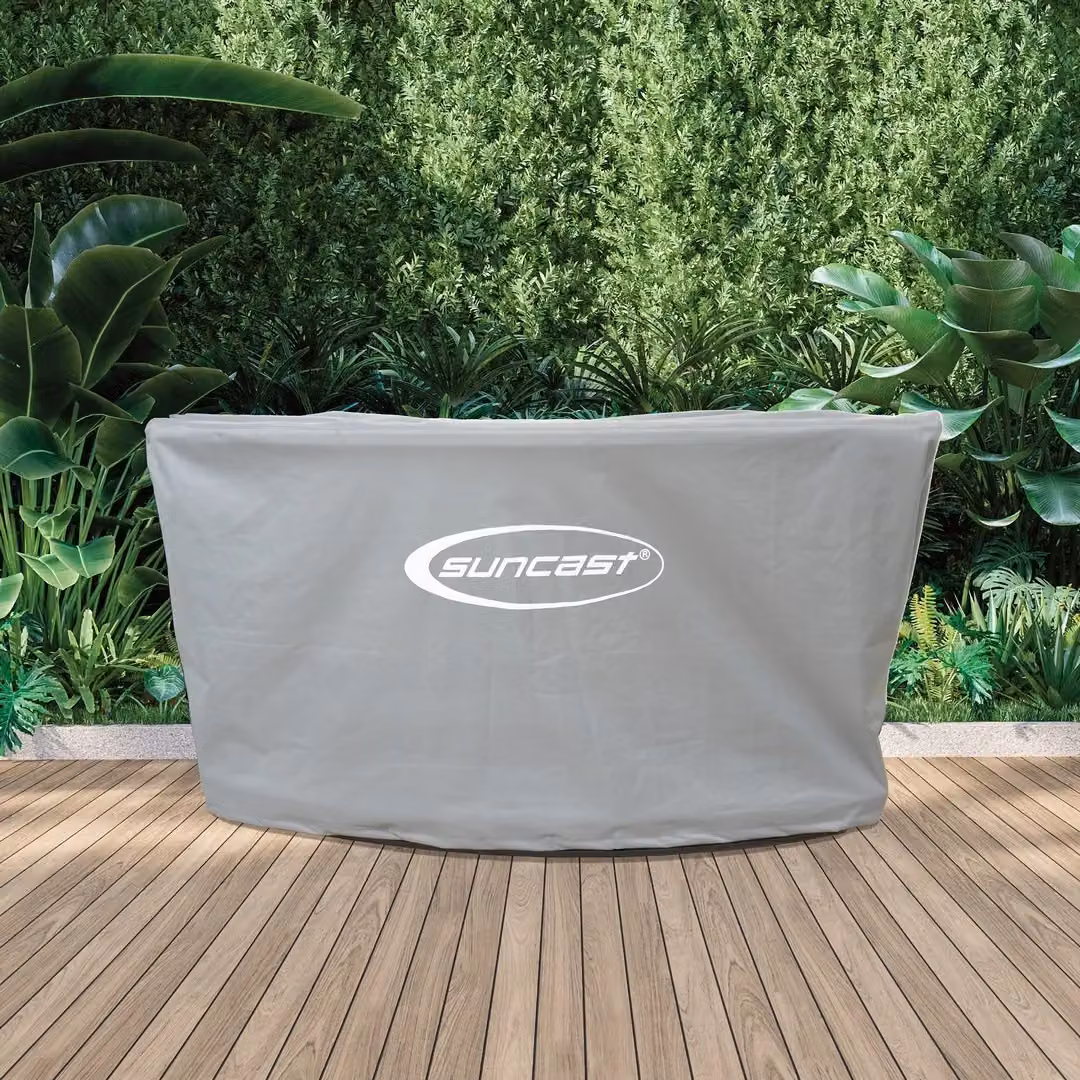 Rowlinsons Grey Polyester Cover for Oasis Garden Bar, L96 x W203 x H107 cm – 2