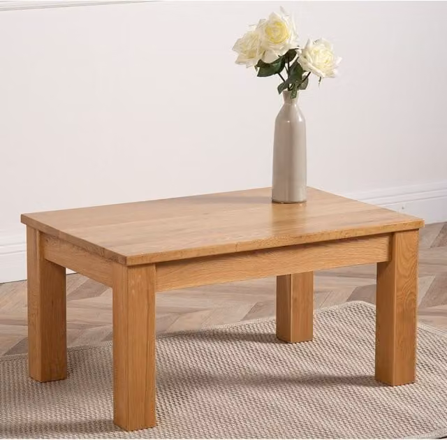 Thats Furniture Oslo Rectangular Oak Coffee Table in Brown