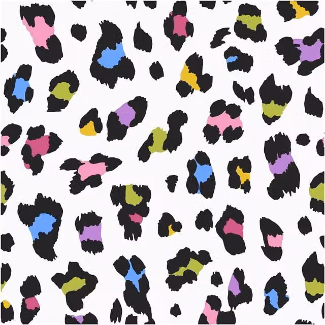 Graham & Brown Envy Big Cat Candyfloss Wallpaper in Pink and Multicolour, W: 52 cm, L: 1000 cm – 1