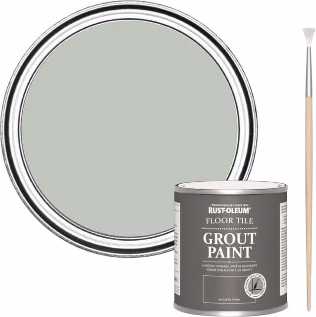 Rust-Oleum Floor Grout Paint in Chalk Green, 250 ml