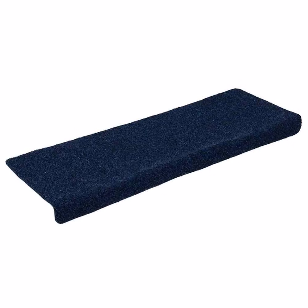 Berkfield Home Blue Needle Punch Stair Mats, 15 Piece Set, W/D/H: 65 x 40 x 2.1 cm – 3