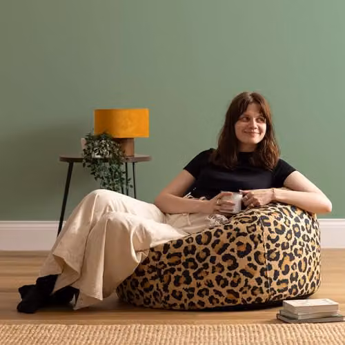 icon Kingston Leopard Print Bean Bag with Filling Included – 2