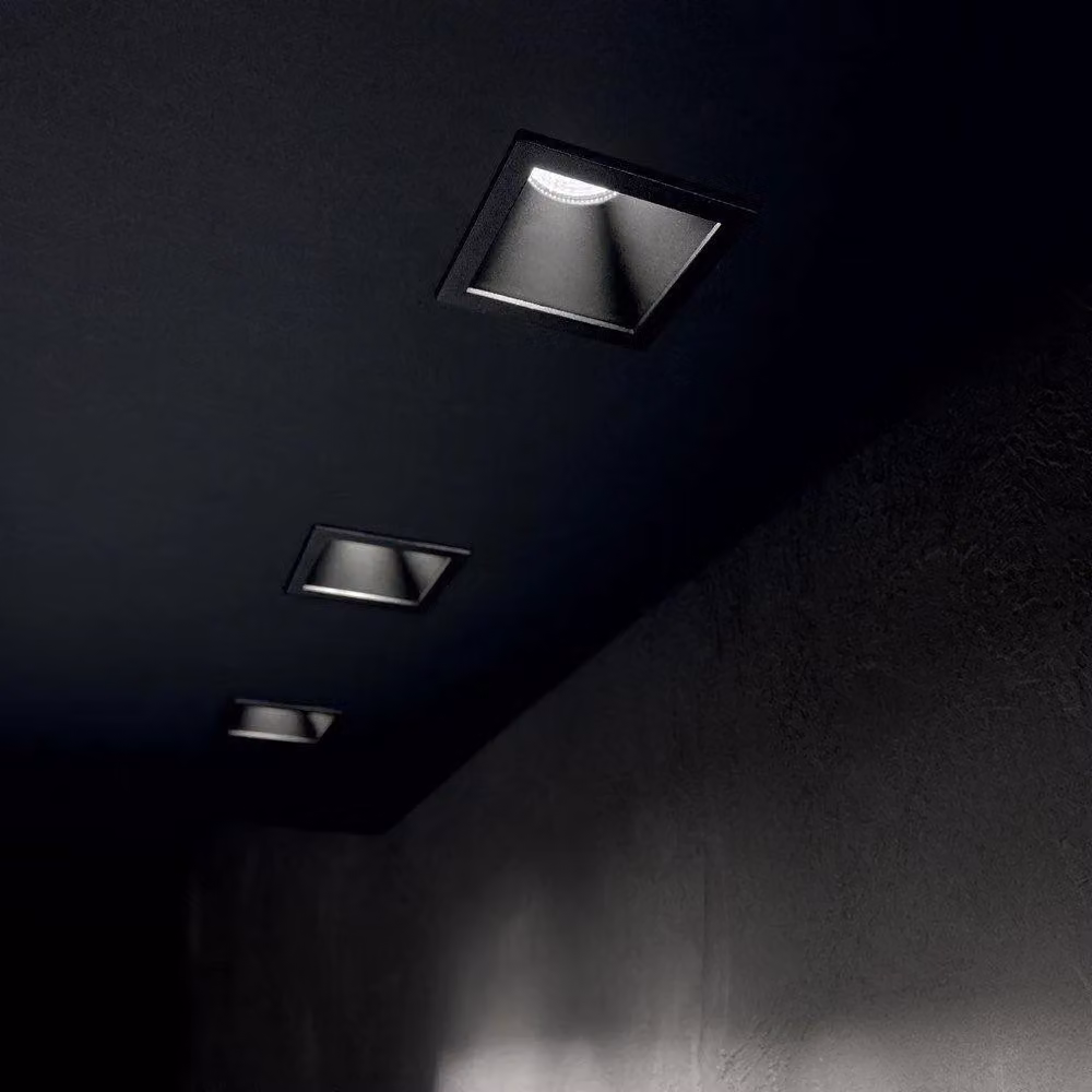 Netlighting Ideal Lux Game LED Square Recessed Spotlight, Black – 4