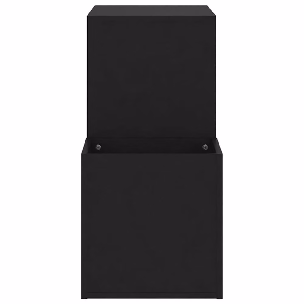 Berkfield Home Hall Shoe Cabinet in Black, W/D/H: 105 x 35.5 x 70 cm – 5
