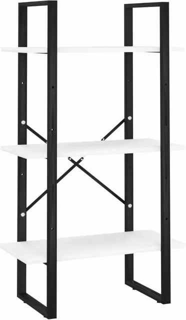 Berkfield Home White Storage Shelf with Adjustable Shelves, W/D/H: 60 x 30 x 105 cm – 1